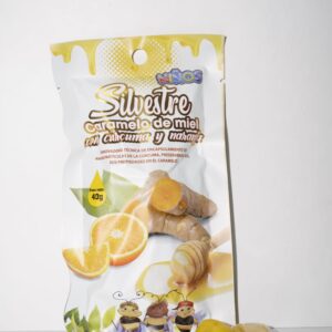Caramelo de Miel con Cúrcuma y Naranja 40gr